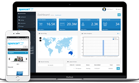 Opencart 2 Shopify Website Design & Development Services | Top Rated